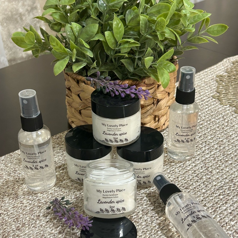 Lavender Spice Skincare Set - Black and Clear